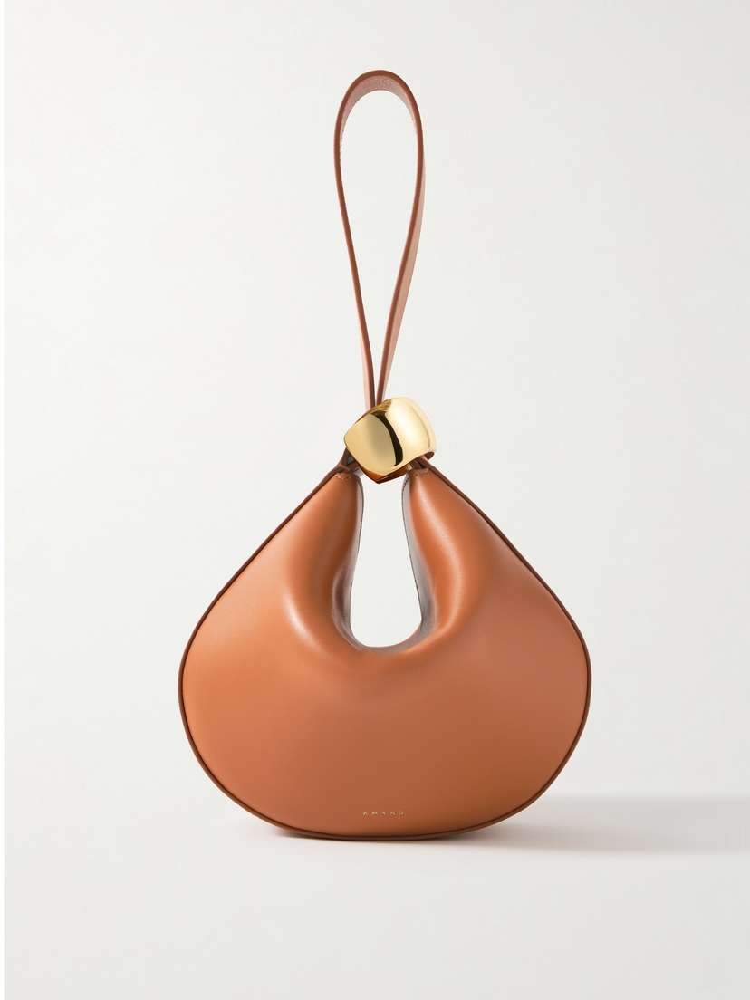 AMANU The Zambia Embellished Leather Tote