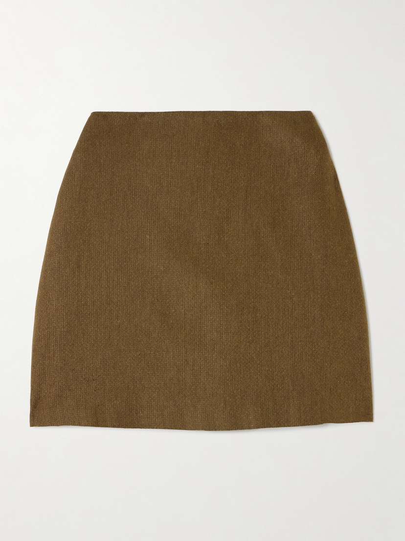 Blazé Milano Renard Coci Silk Mini Skirt