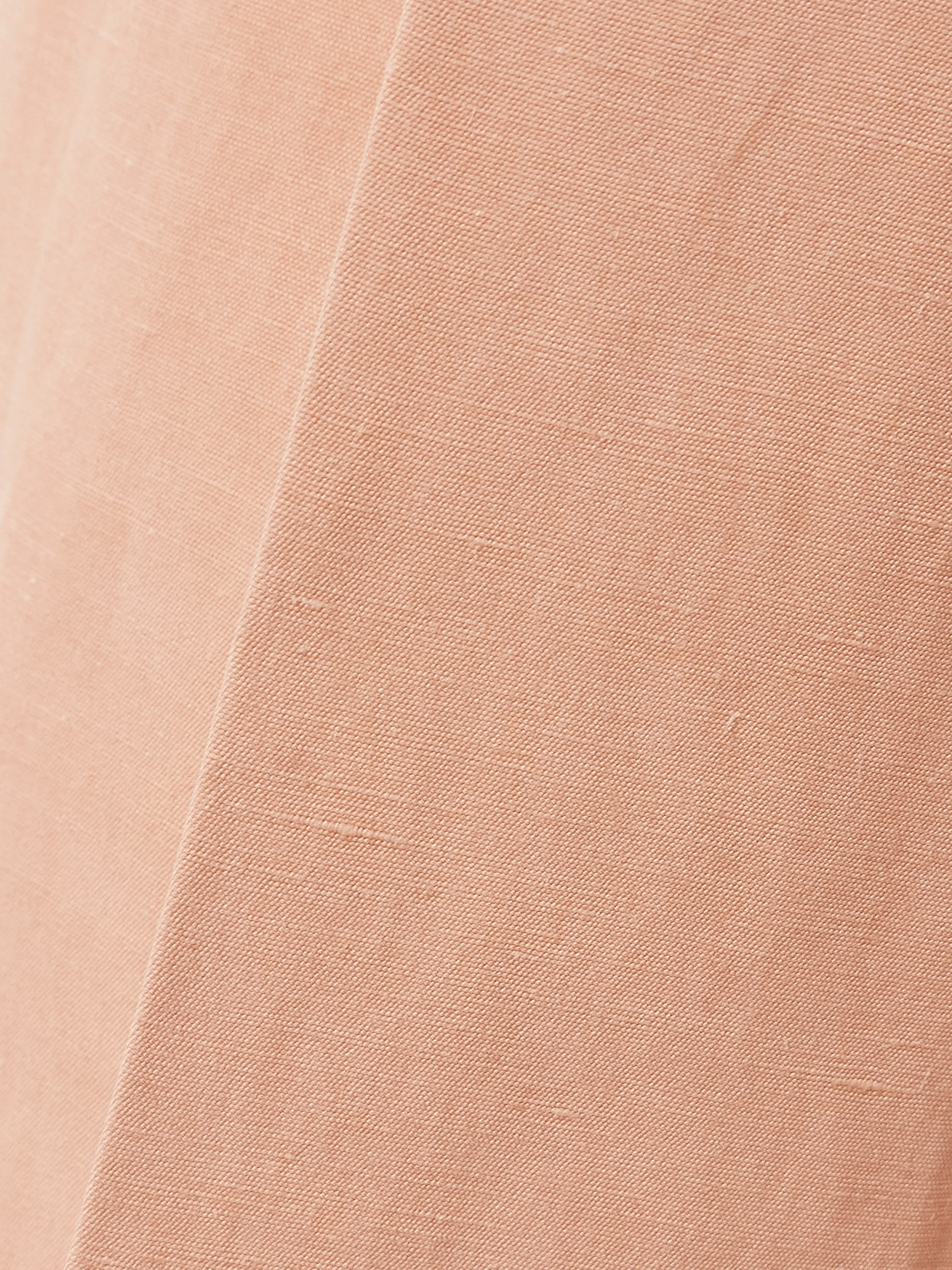 Blazé Milano Flica Fox Pleated Silk And Linen-blend Straight-leg Pants In Pink
