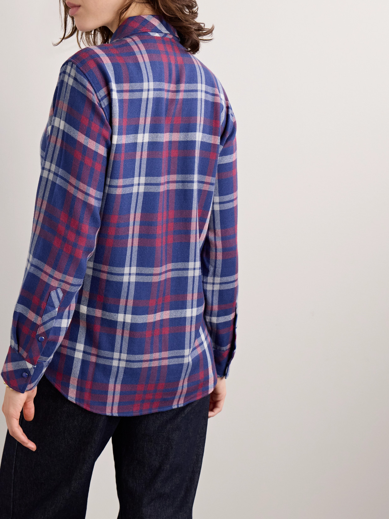 Checked Cashmere Shirt