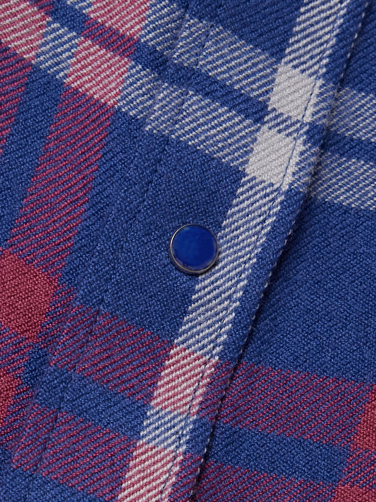 Checked Cashmere Shirt