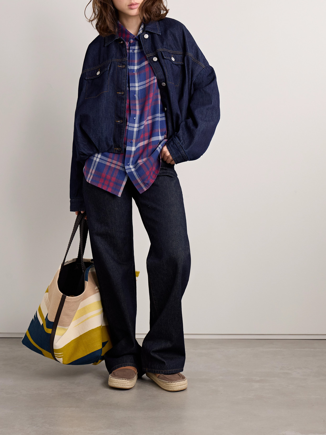 Checked Cashmere Shirt