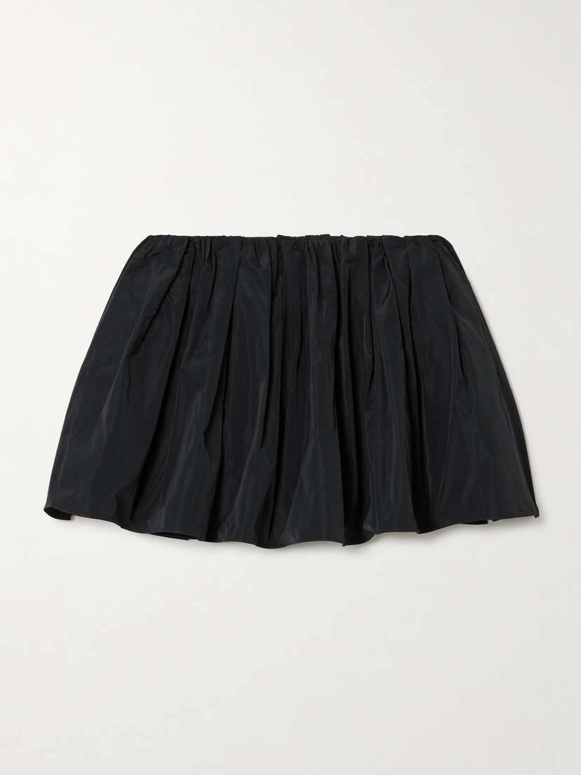 JW Anderson Gathered Crepe Mini Skirt
