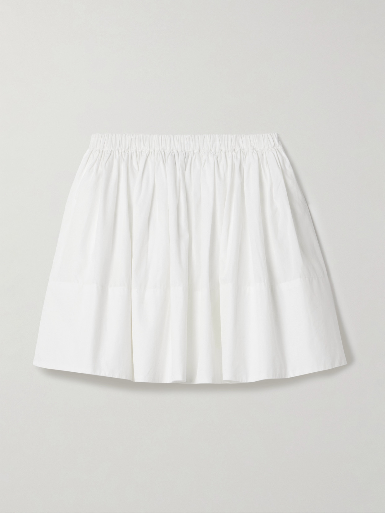 Suzie Kondi Foosta Cotton-poplin Mini Skirt In White