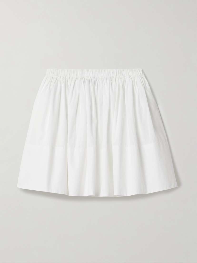 Suzie Kondi Foosta Cotton-poplin Mini Skirt