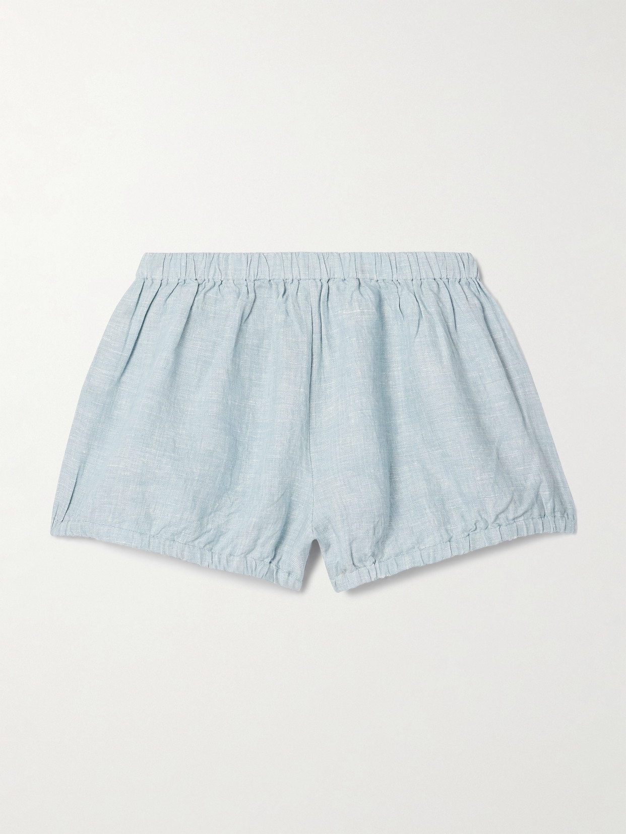 Suzie Kondi - Hera Bloomers Linen-chambray Shorts - Blue