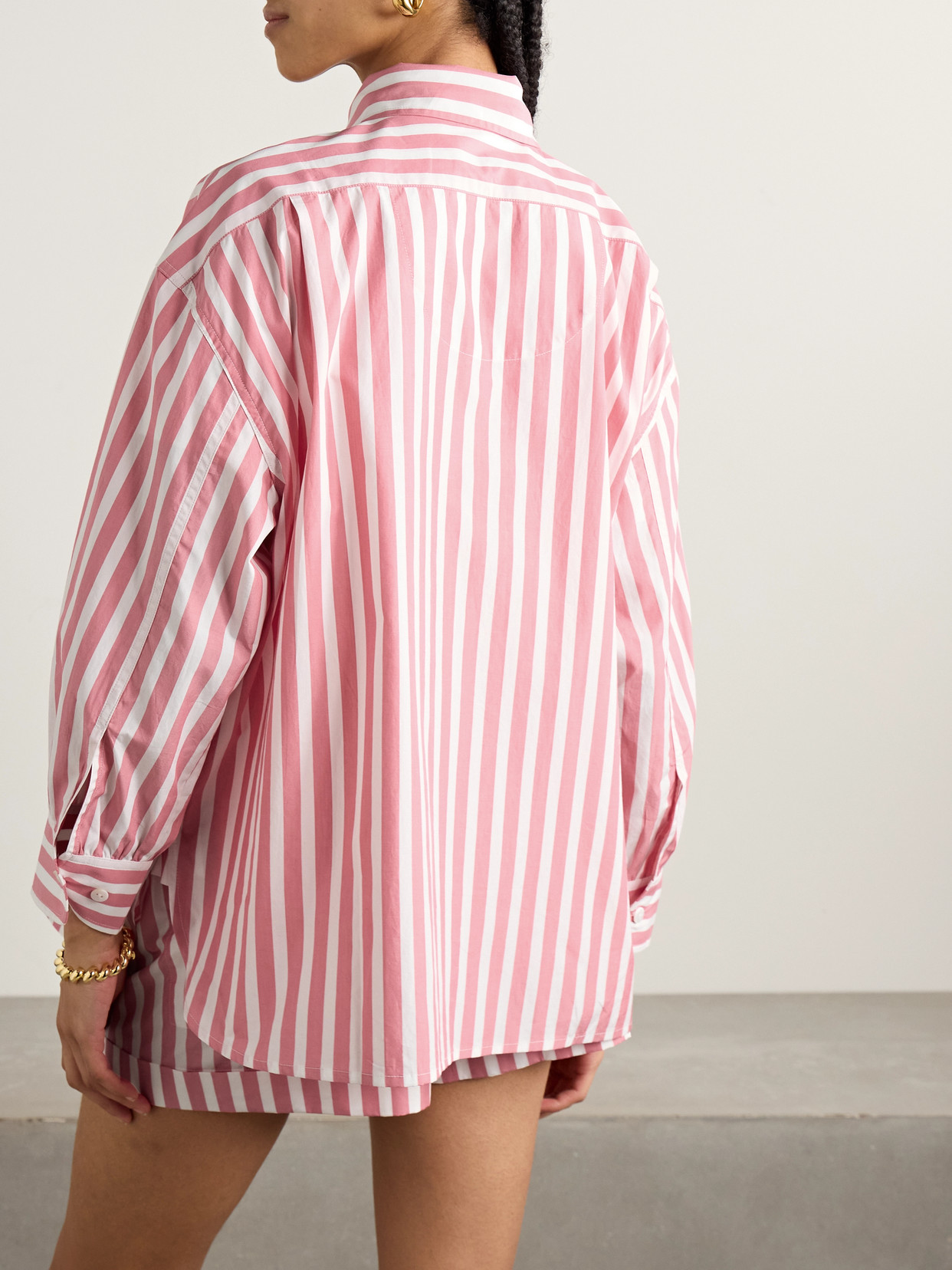 Kappa Striped Cotton-Poplin Shirt