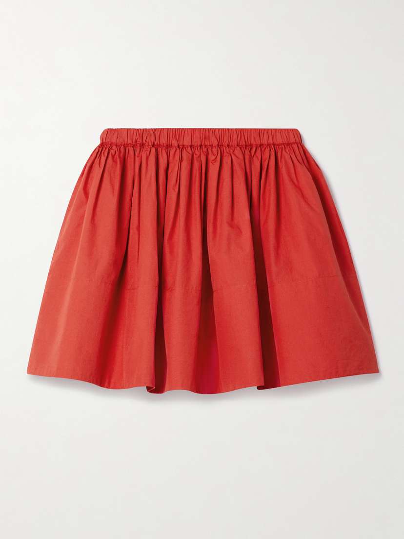 Suzie Kondi Foosta Cotton-poplin Mini Skirt