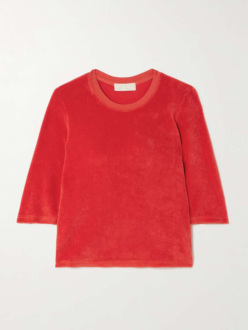 Suzie Kondi Corfu Cotton-blend Terry T-shirt