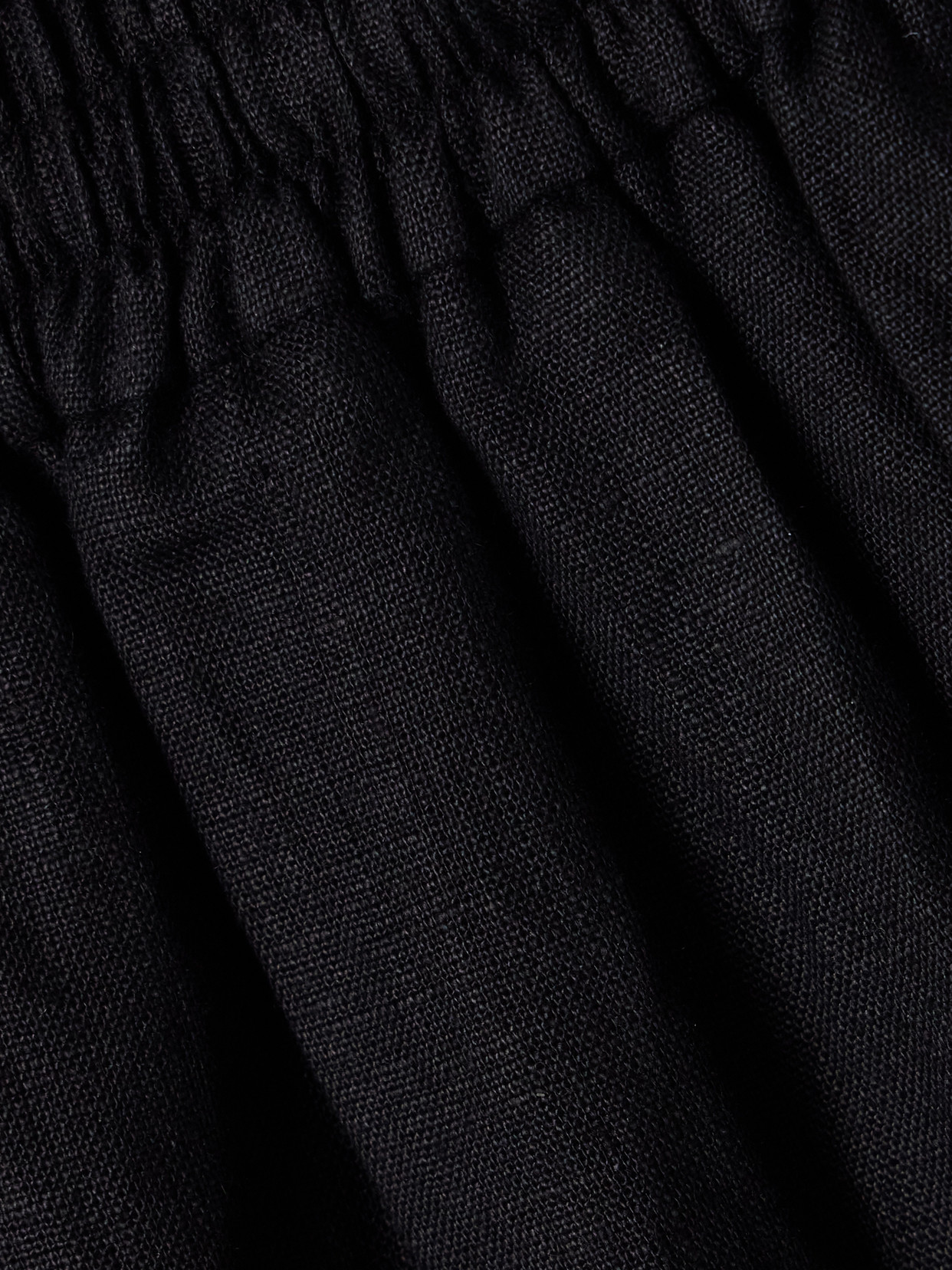 Suzie Kondi Shkip Linen Shorts In Black