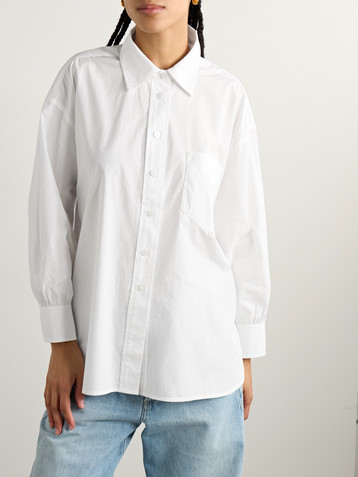 Suzie Kondi Kappa cotton-poplin shirt