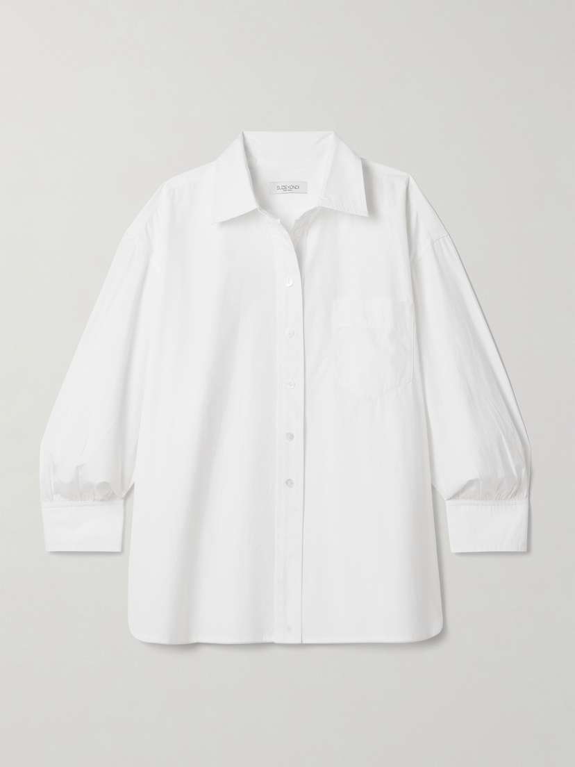 Suzie Kondi Kappa Cotton-poplin Shirt