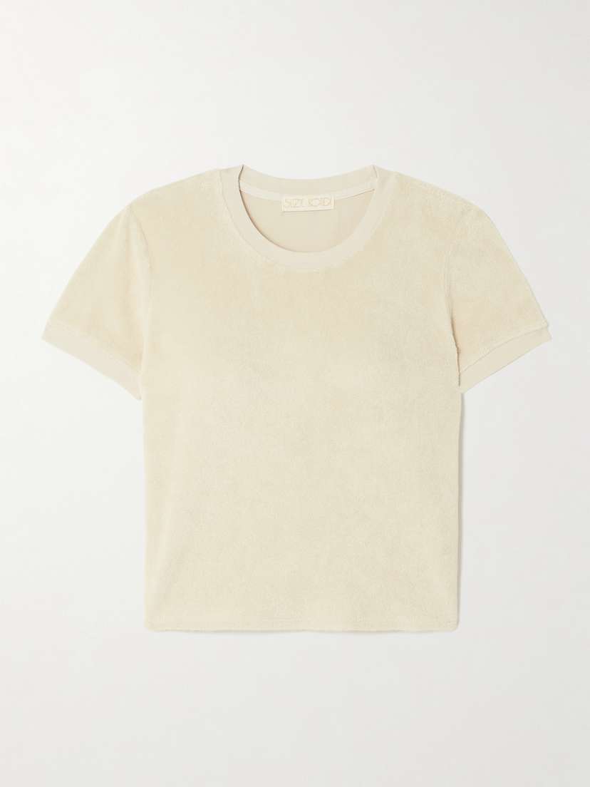 Suzie Kondi Carpi Cotton-blend Terry T-shirt