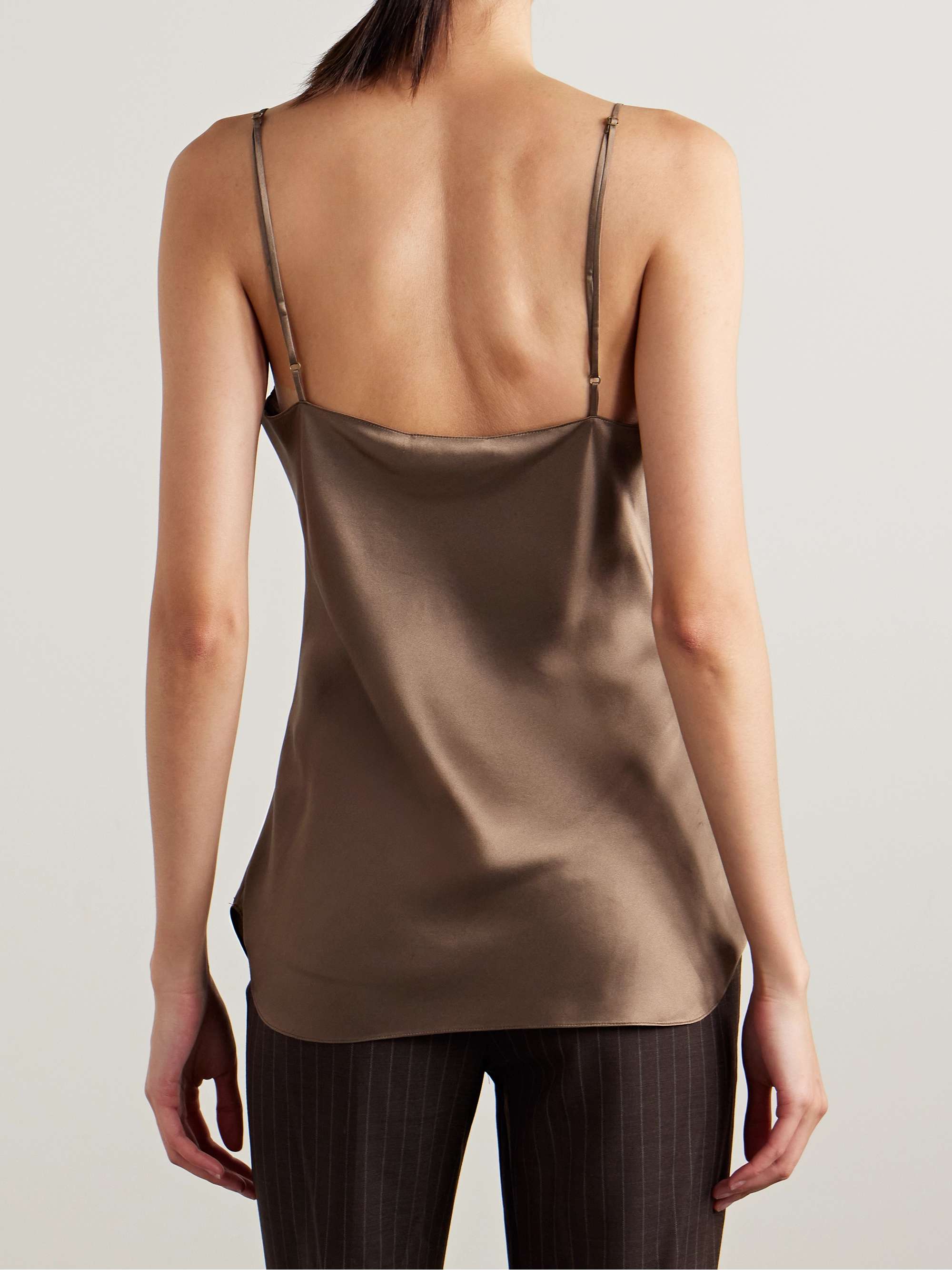 NILI LOTAN Isabella silk-satin camisole