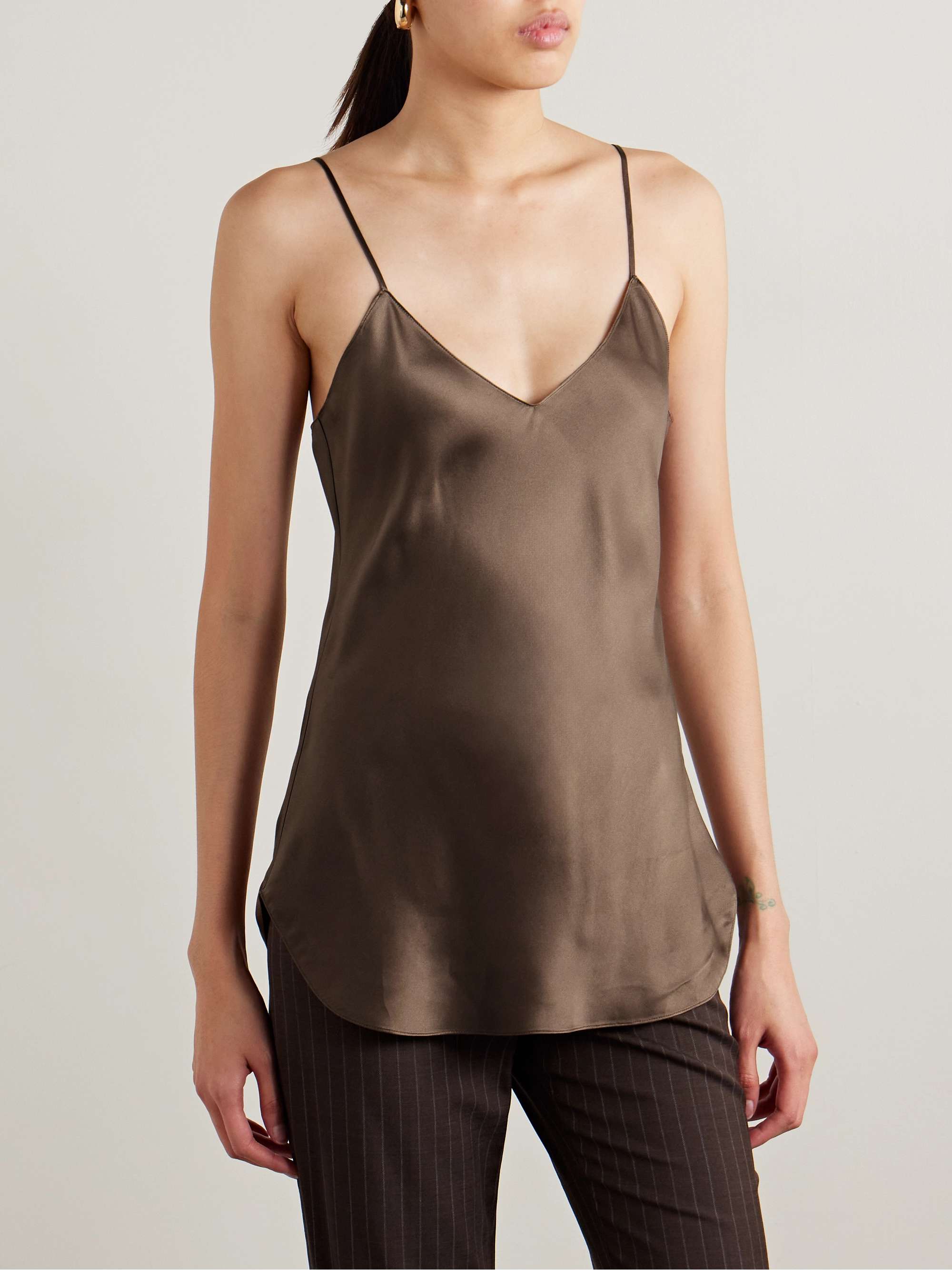 NILI LOTAN Isabella silk-satin camisole