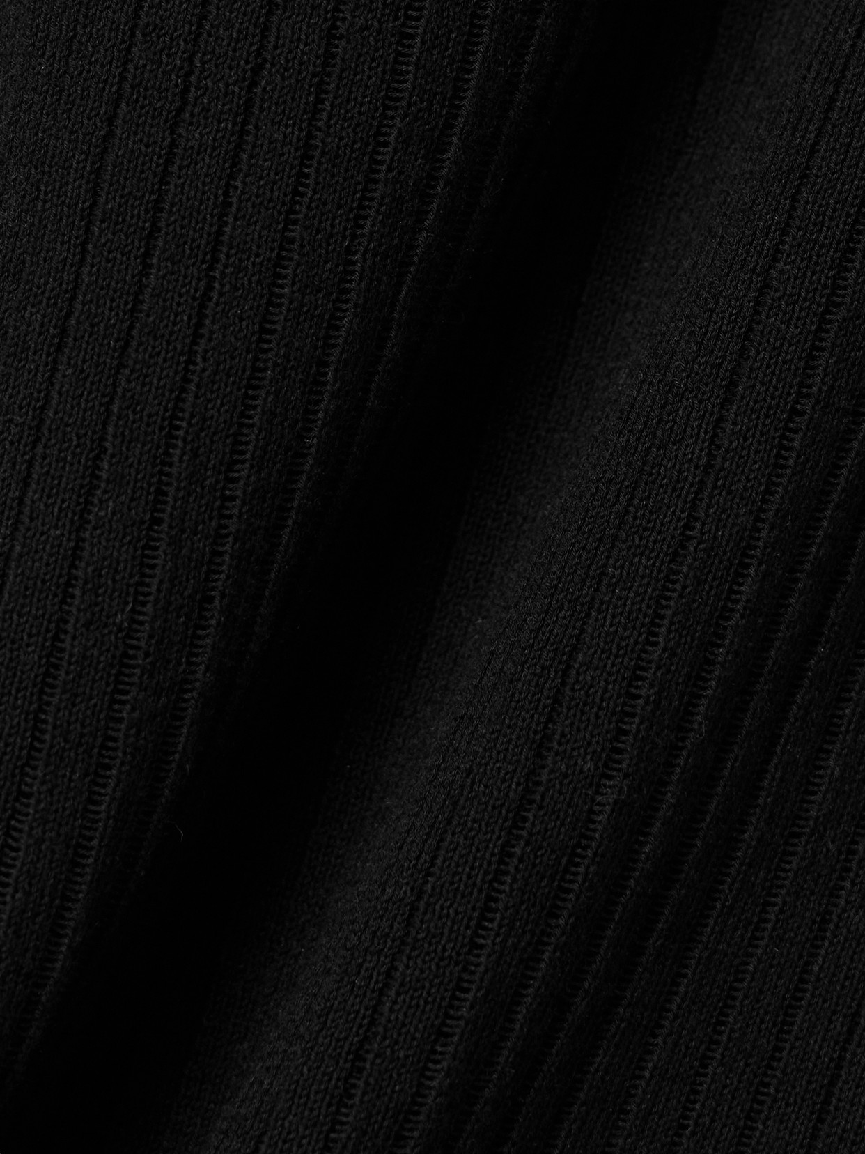 Nili Lotan Wrenley Ribbed Cotton Tank In Black