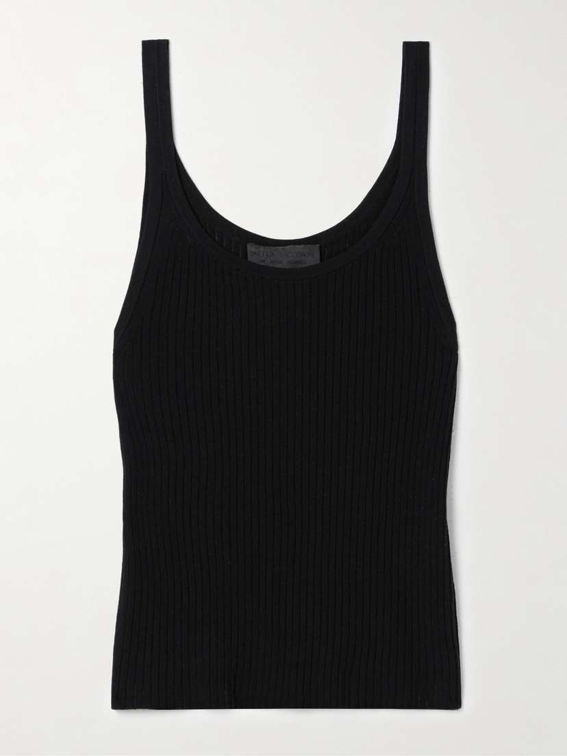 Nili Lotan Wrenley Ribbed Cotton Tank