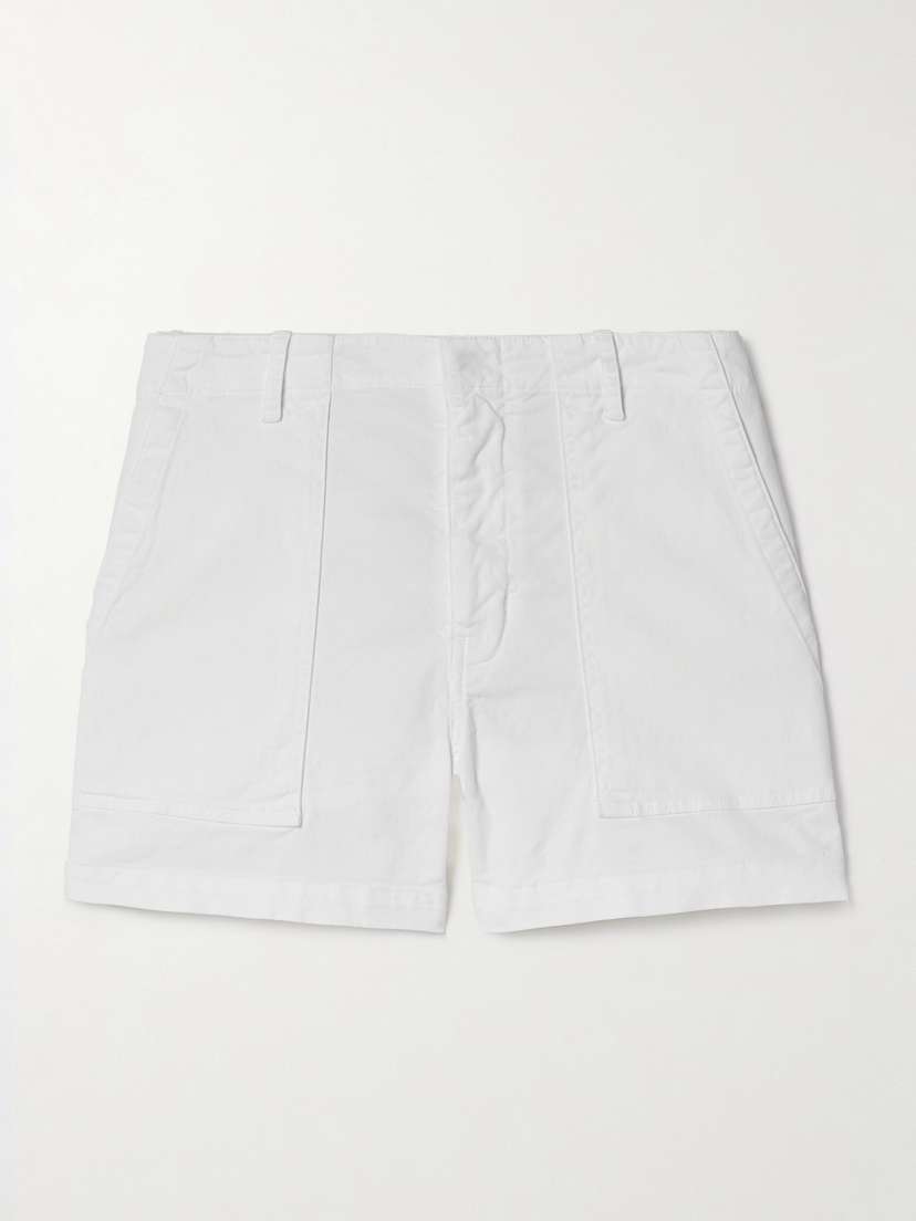 Nili Lotan Utility Cotton-blend Shorts