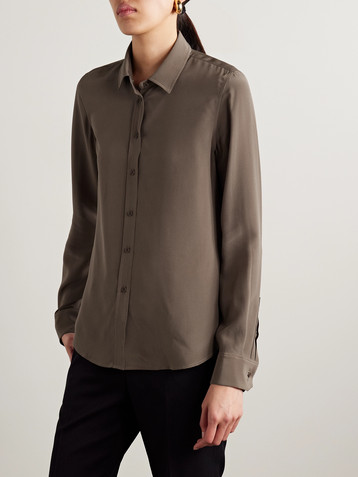 Nili Lotan Gaia silk crepe de chine shirt