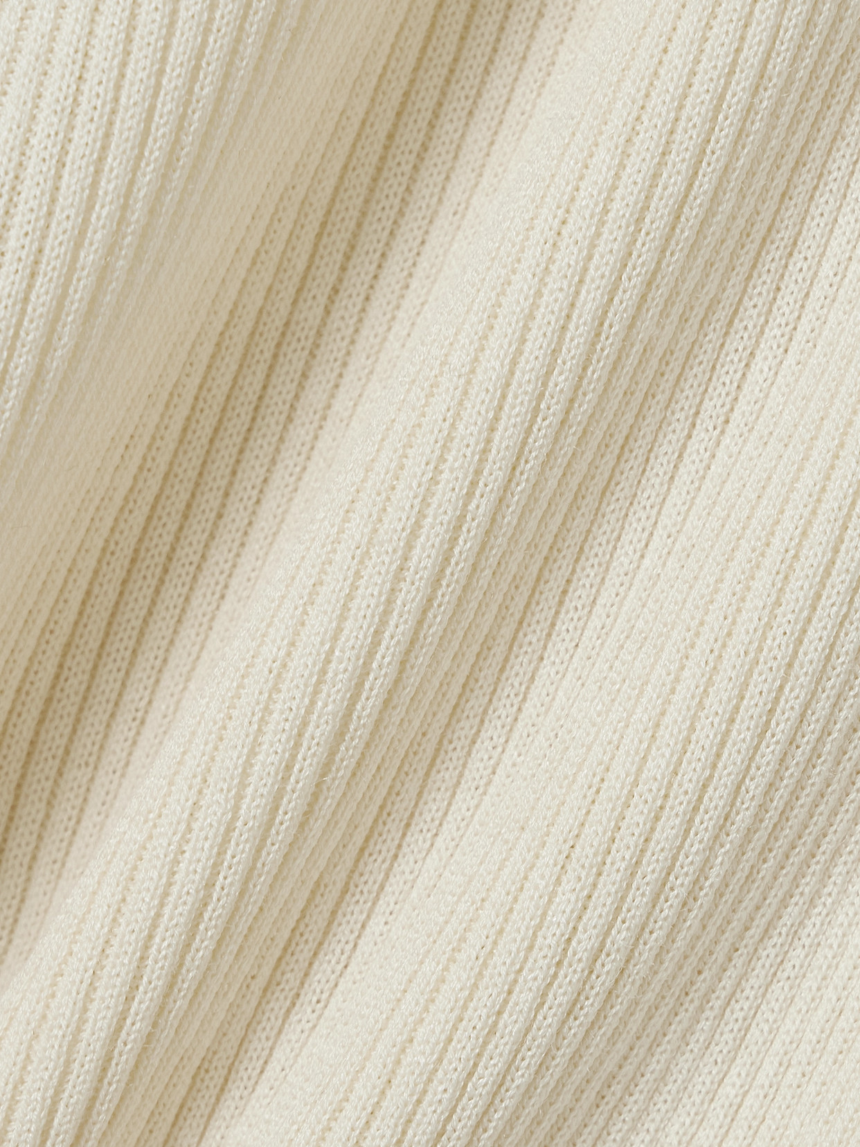 Francene Ribbed Silk Henley T-Shirt