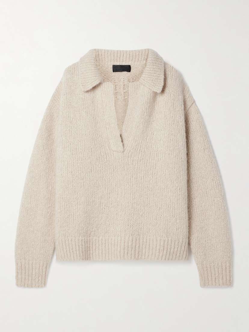 Nili Lotan Callen Oversized Cashmere And Silk-blend Sweater