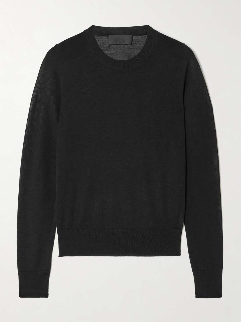 Nili Lotan Dixon Merino Wool And Cashmere-blend Sweater