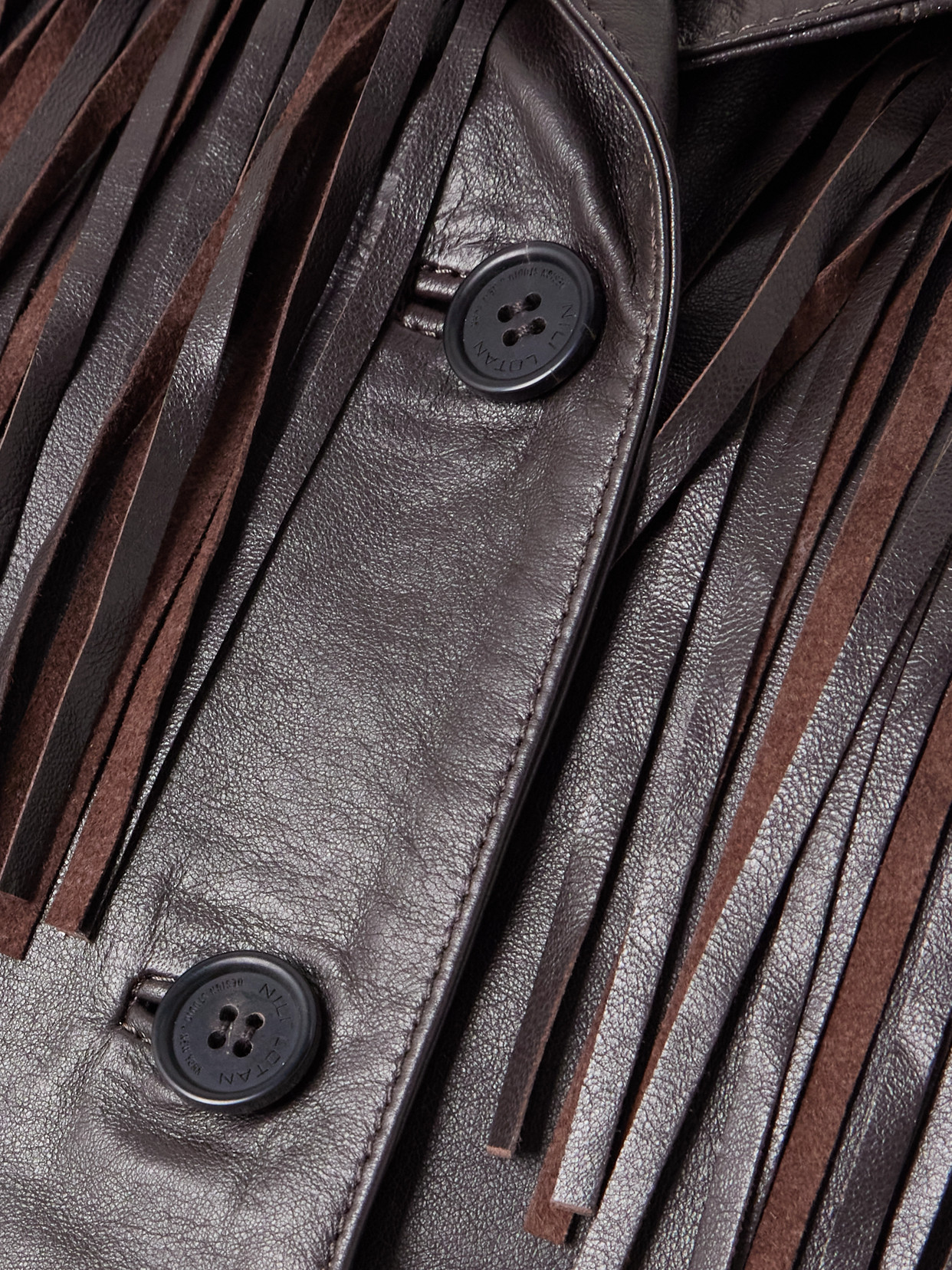 Nili Lotan Eloi Suede Jacket In Brown