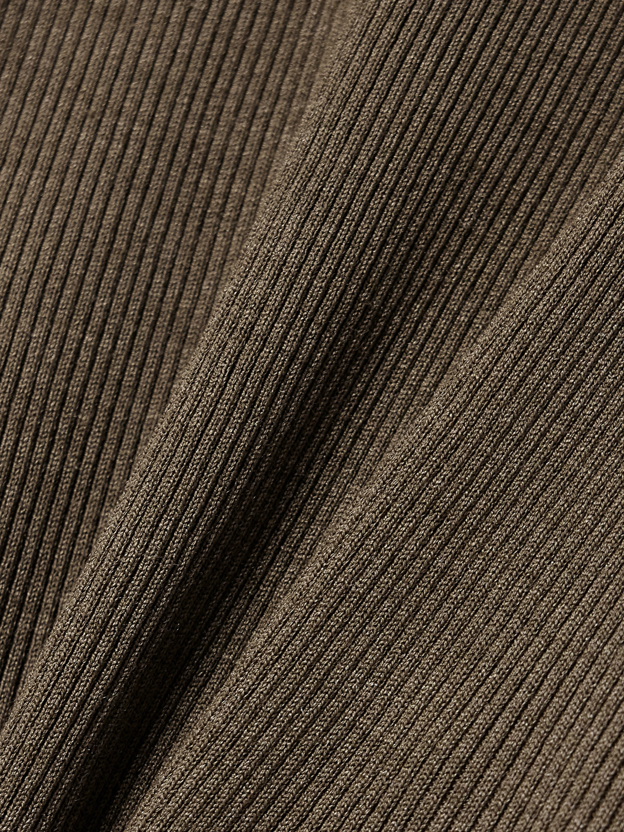 Ivey Ribbed Silk-Jersey Halterneck Top
