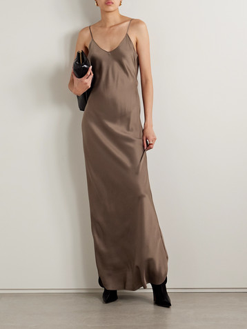 Nili Lotan Cami silk-satin gown