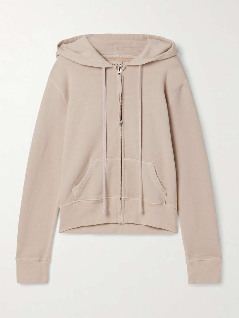 Nili Lotan Callie Cotton-jersey Hoodie