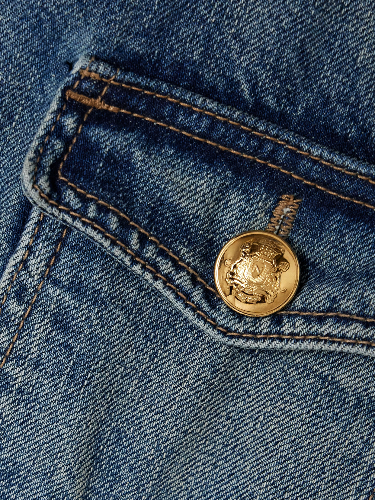 Nili Lotan Geraldine Denim Jacket In Blue