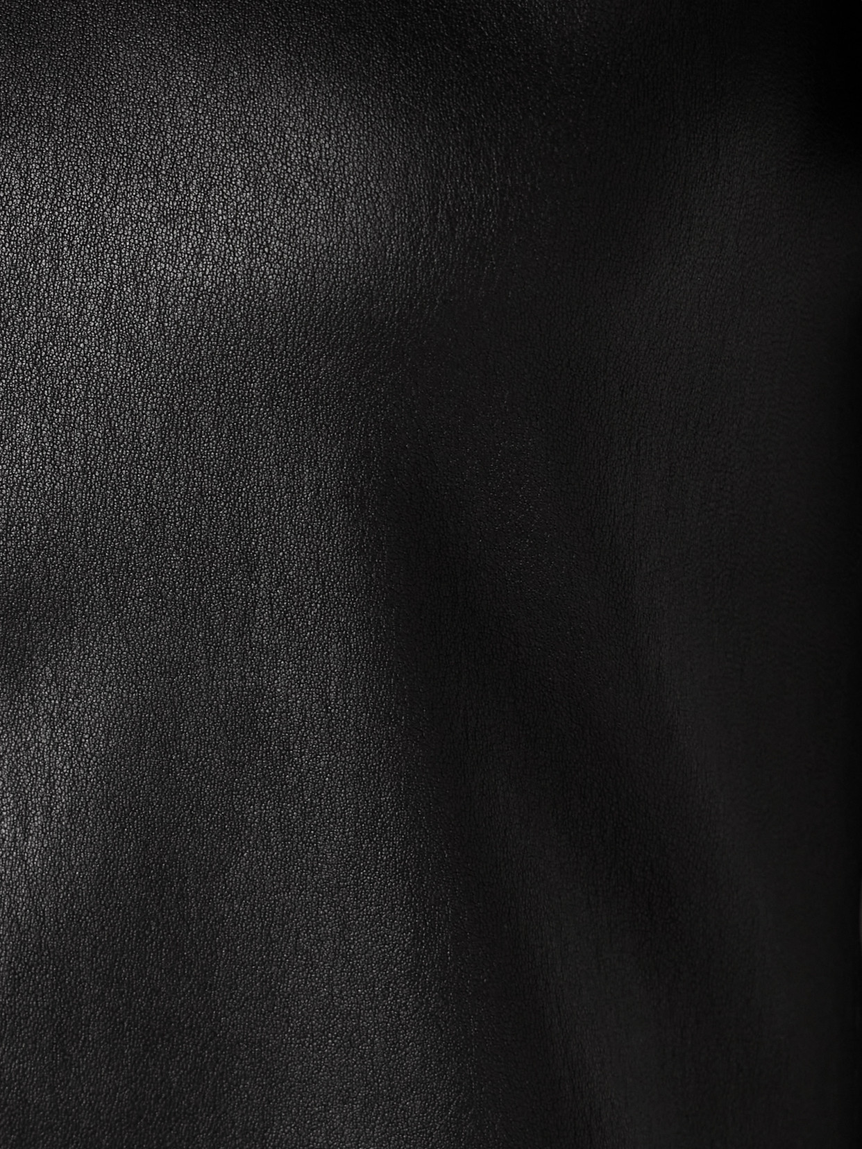 Stouls S.05 Leather T-shirt In Black