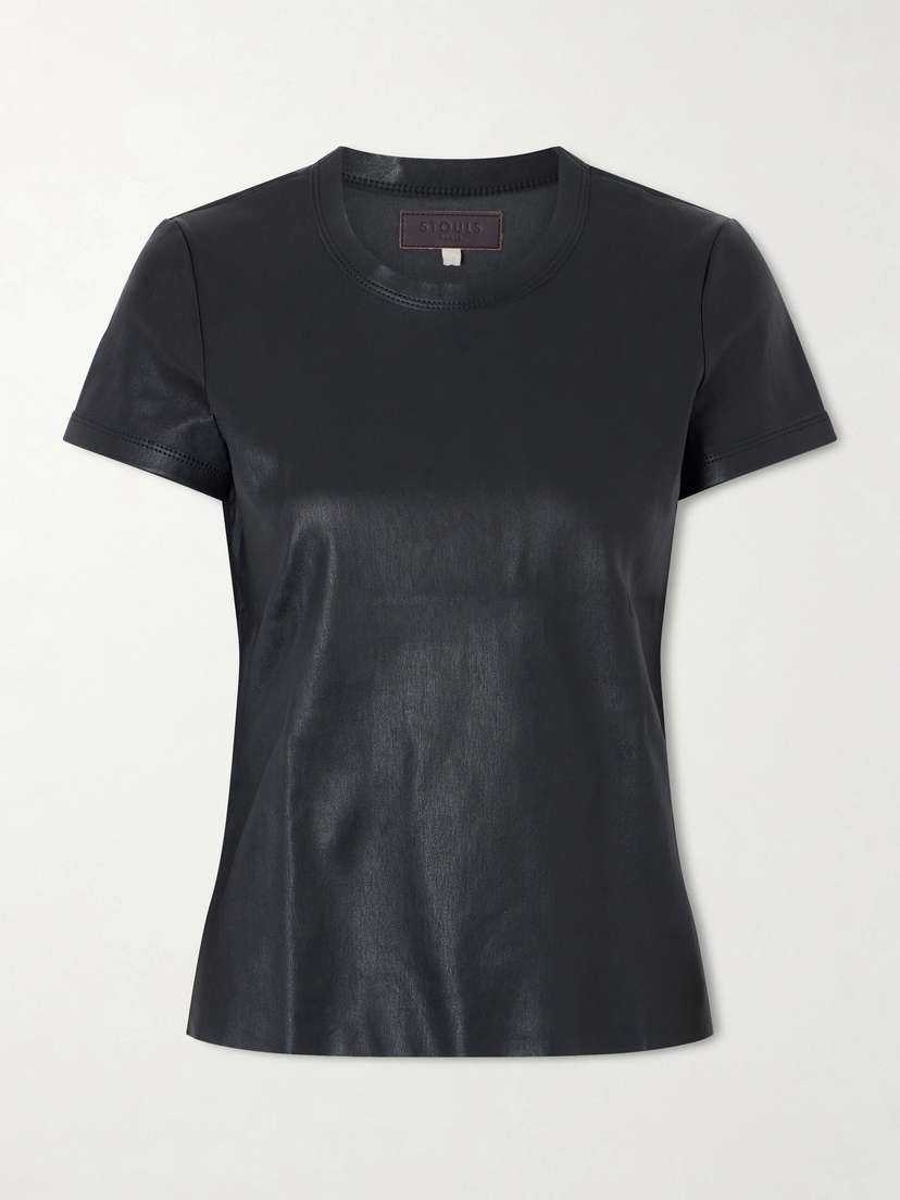 STOULS Leather T-shirt