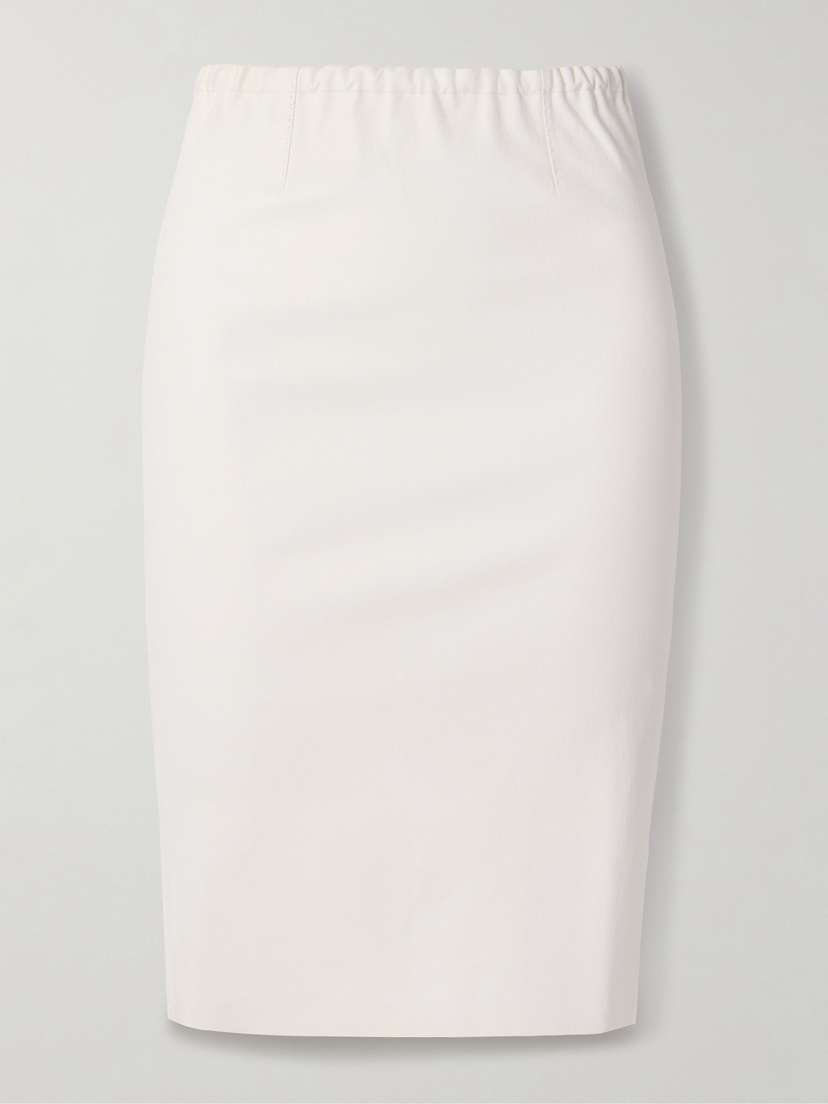 STOULS Gilda Leather Skirt
