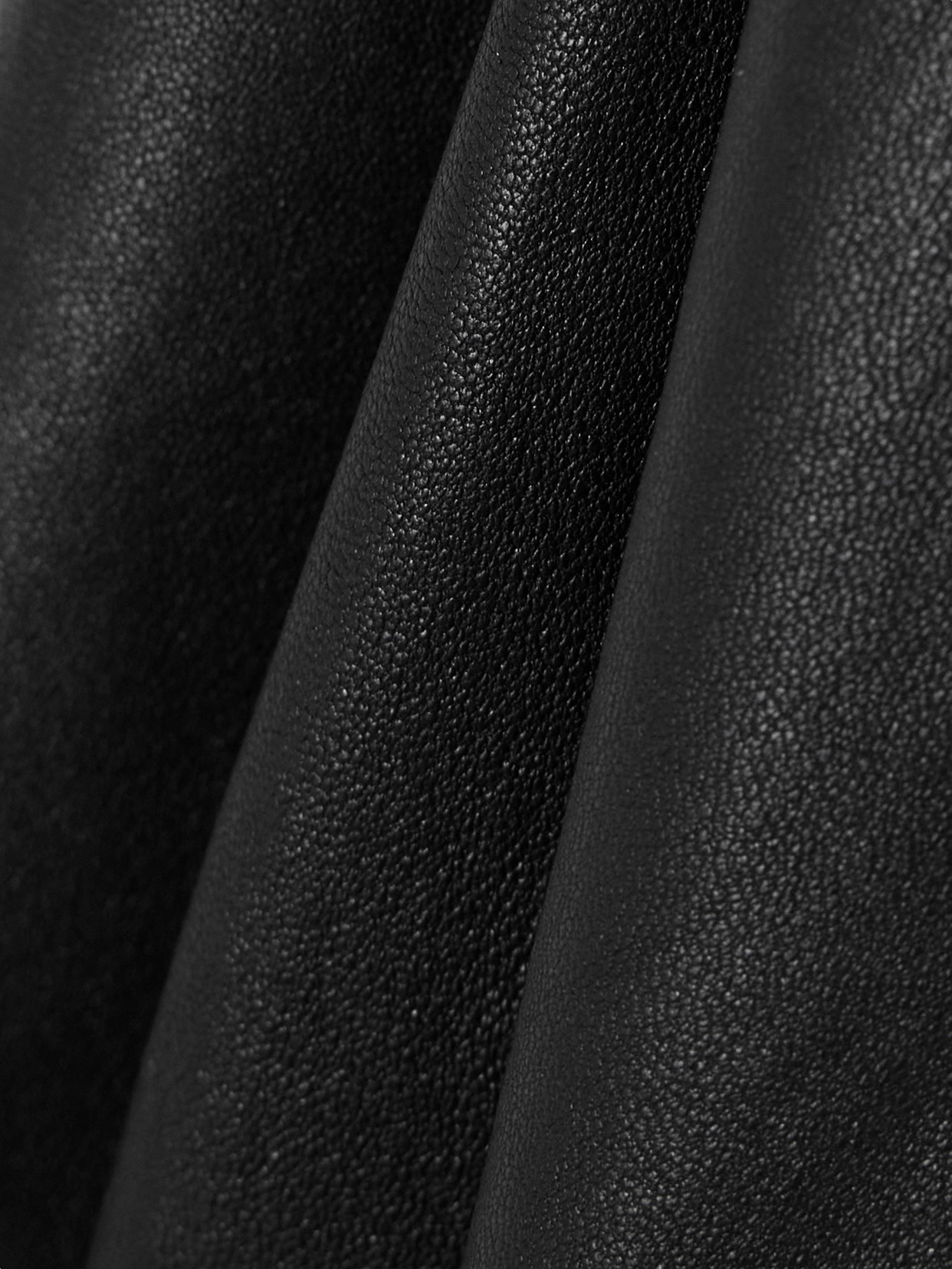 Stouls Stretch-leather Mini Skirt In Black
