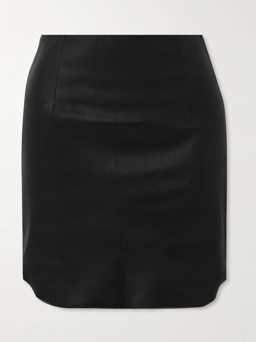 STOULS Stretch-leather Mini Skirt