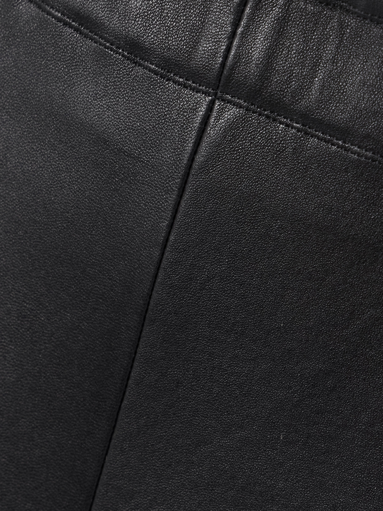 Stouls Jp Twenty Cropped Leather Flared Leggings In Black