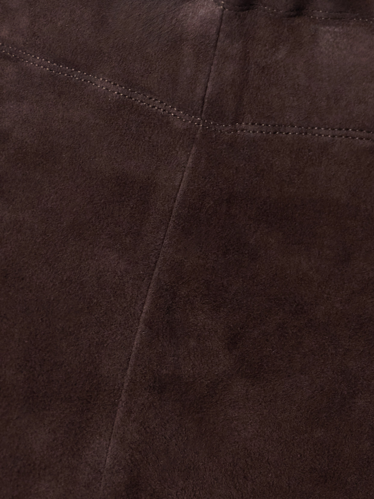 Stouls Jp Twenty Cropped Suede Flared Leggings In Brown