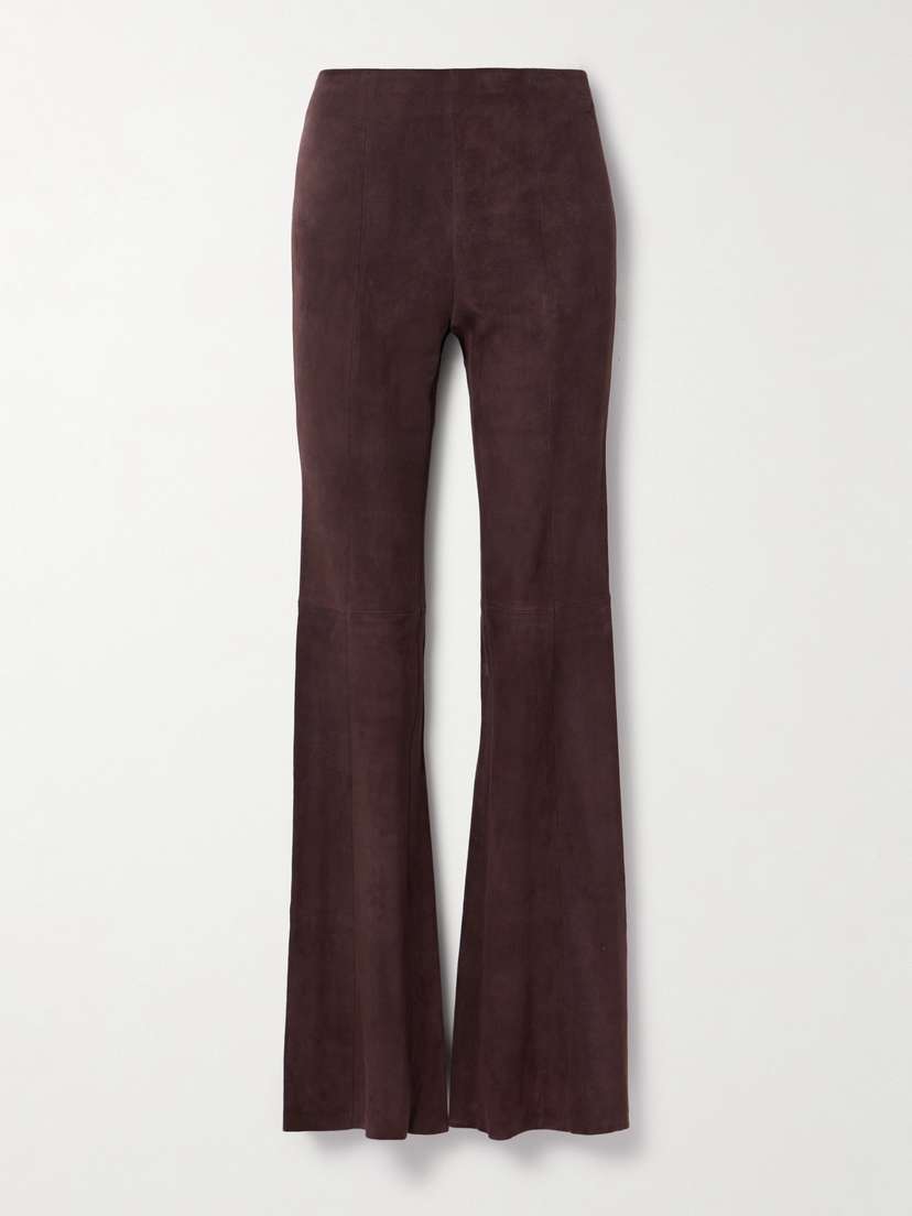 STOULS Gégé Suede Flared Pants