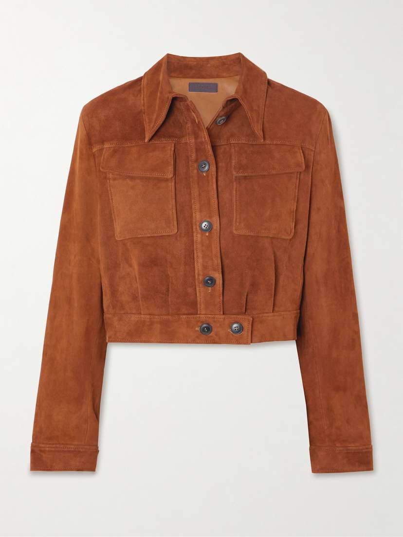 STOULS Léoncino Cropped Suede Jacket