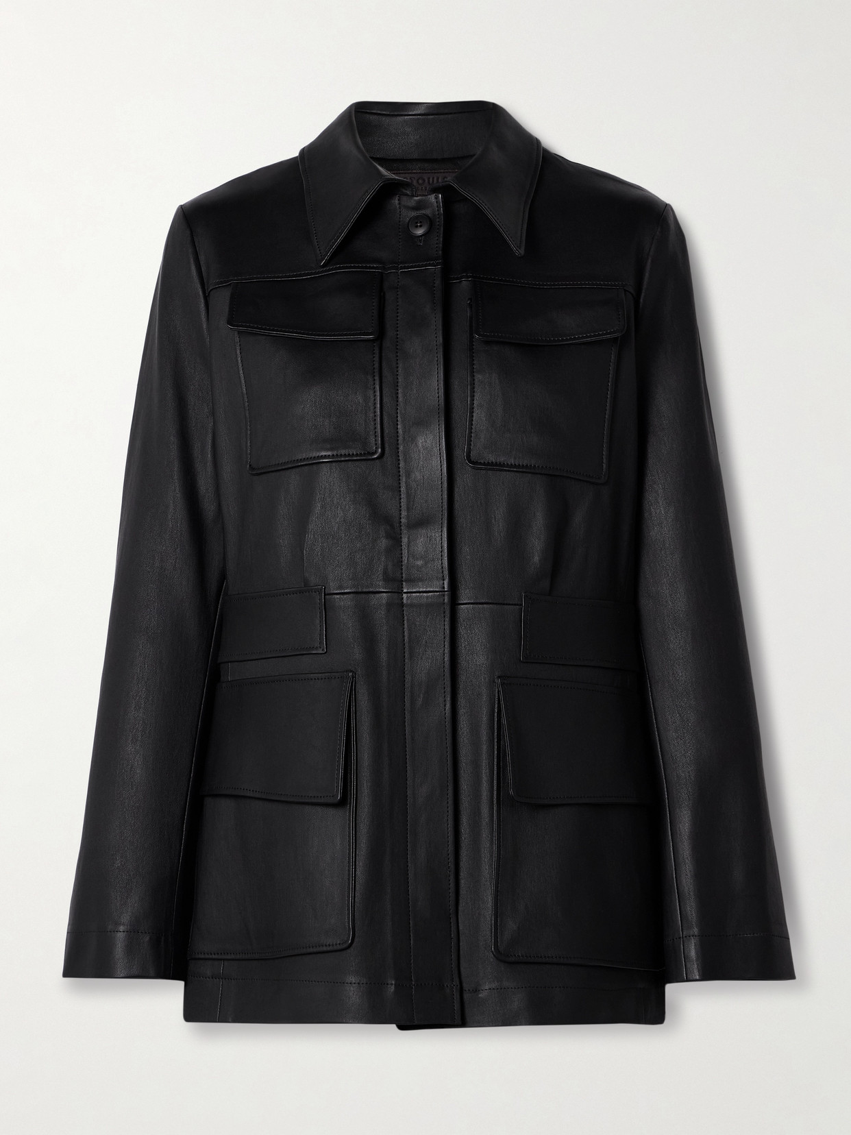 Stouls Arthur Leather Jacket In Black