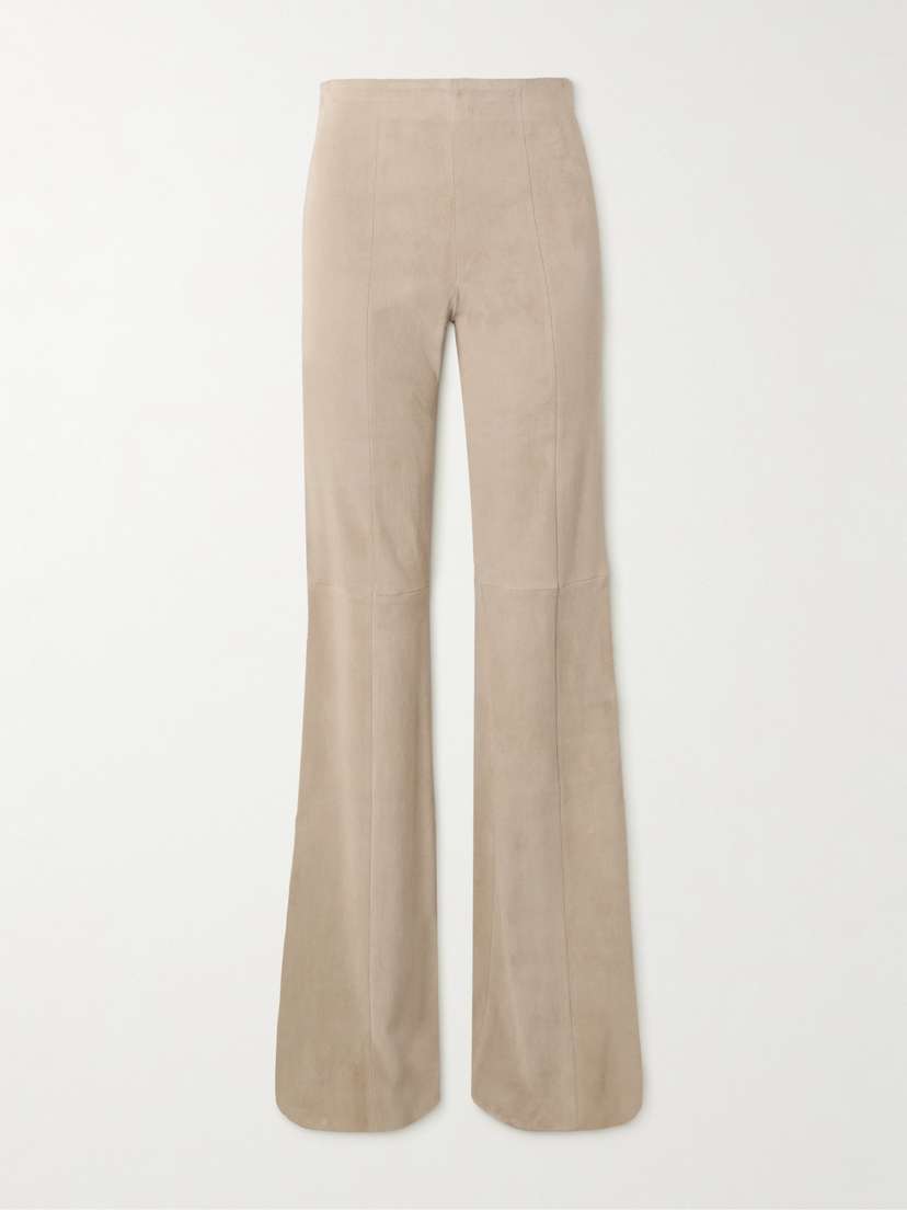 STOULS Gégé Suede Flared Pants