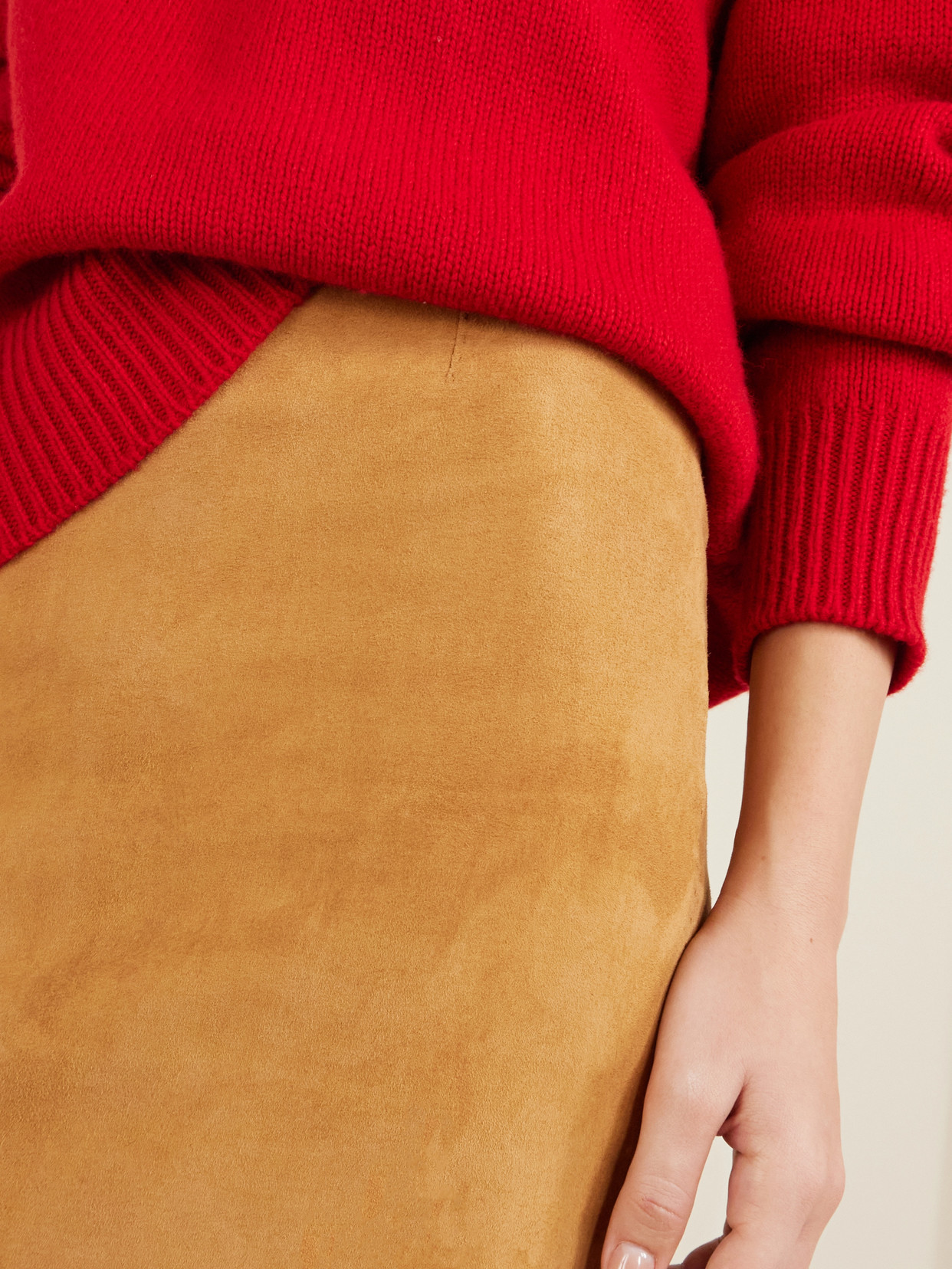 Gilda Suede Skirt