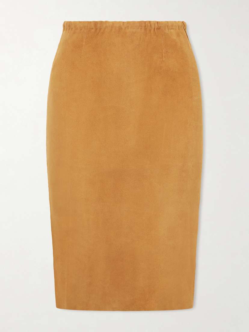 STOULS Gilda Suede Skirt