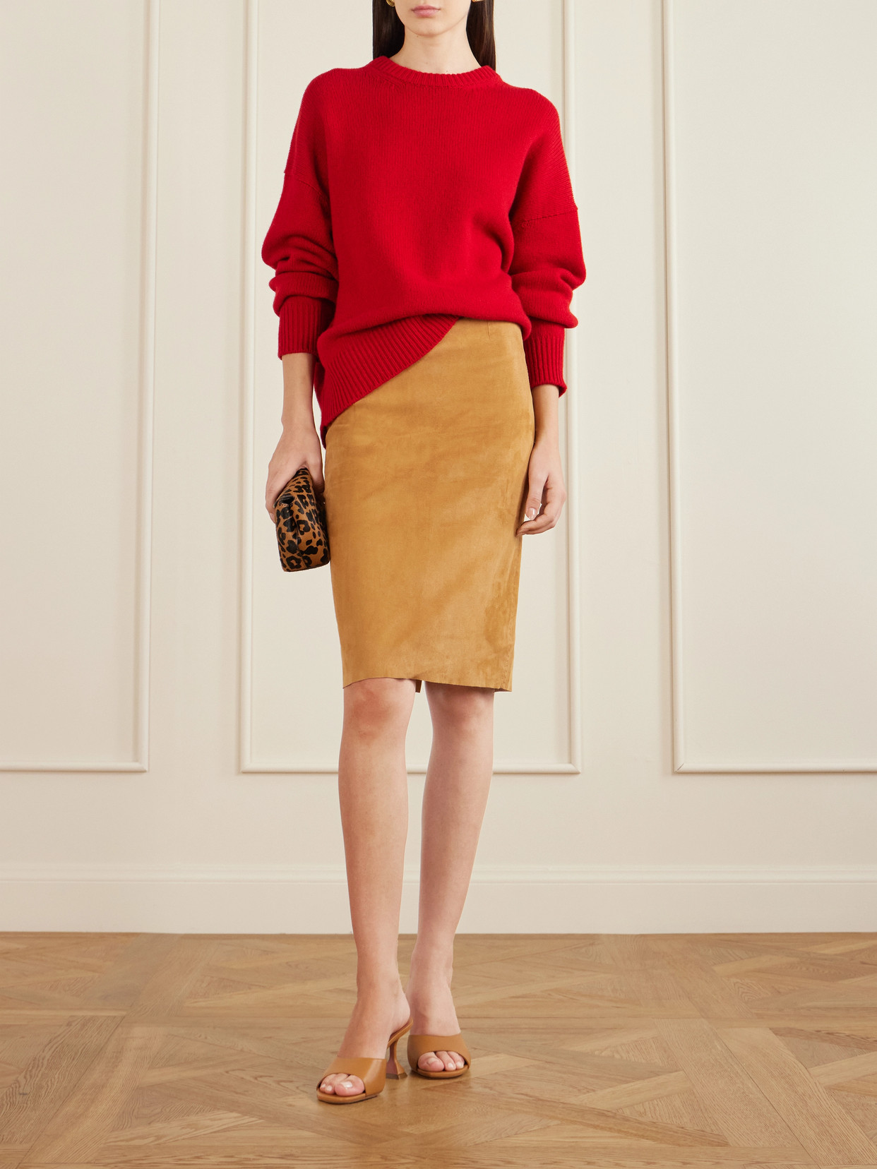 Gilda Suede Skirt