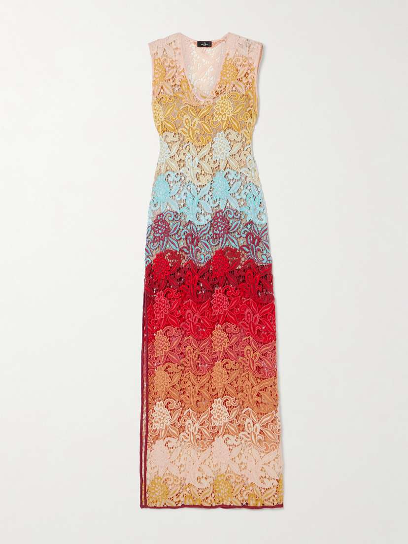 Etro Macramé Maxi Dress