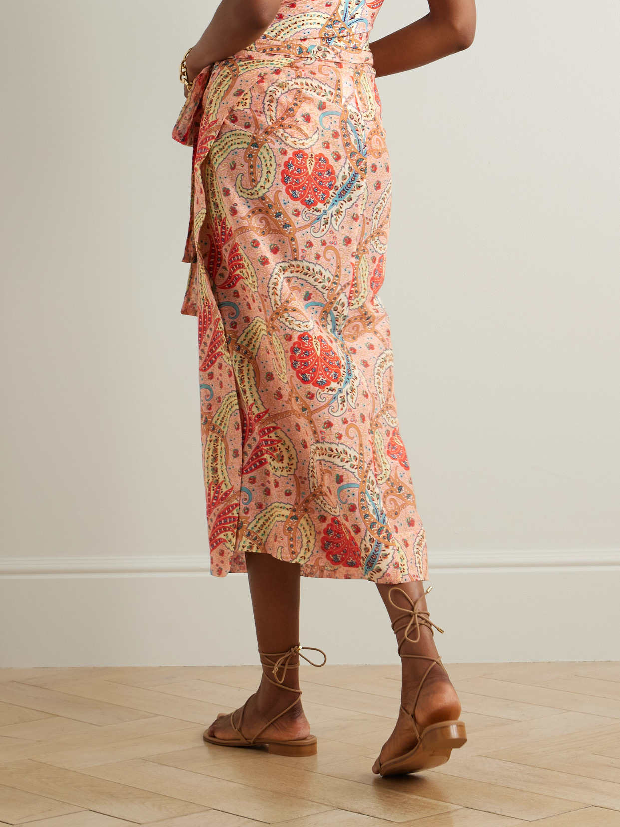 Etro Paisley-print Cotton And Silk-blend Voile Pareo