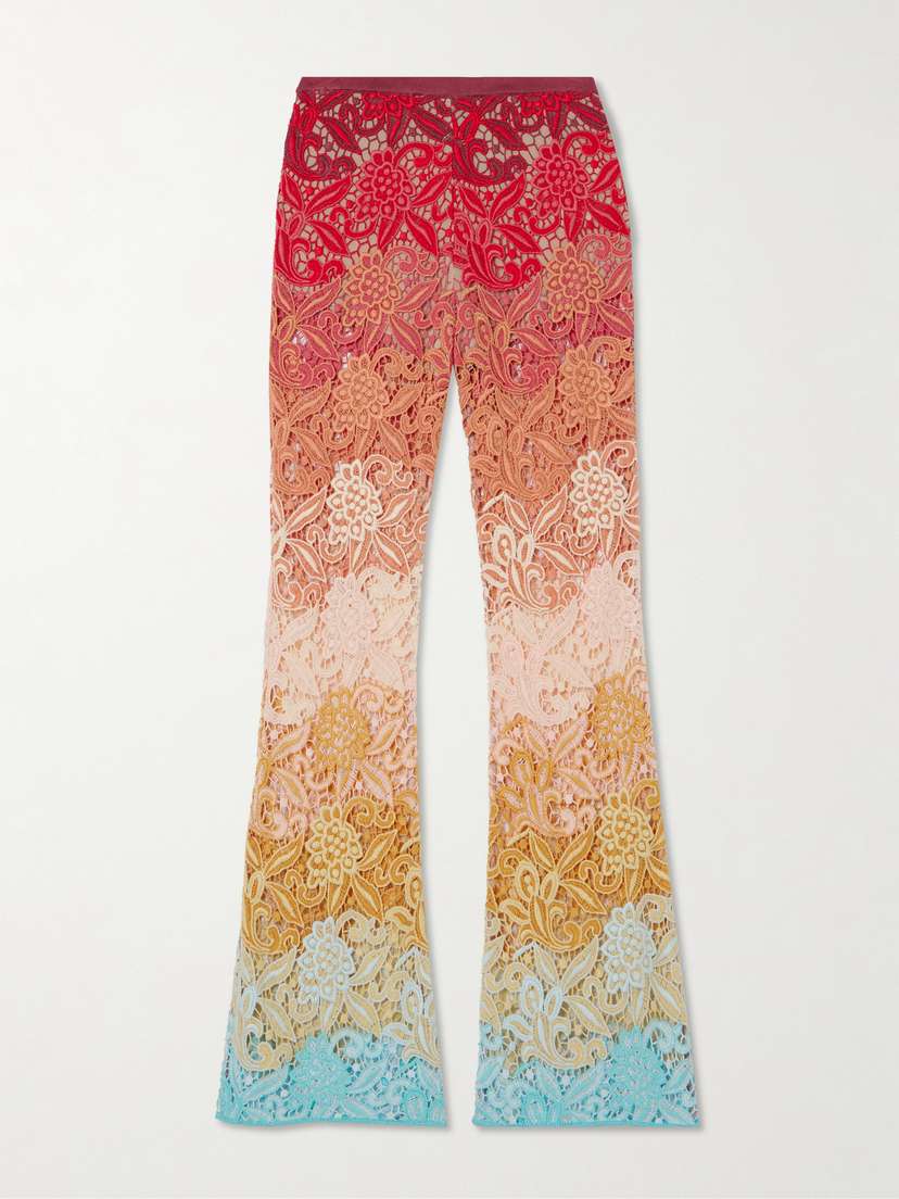 Etro Macramé Flared Pants
