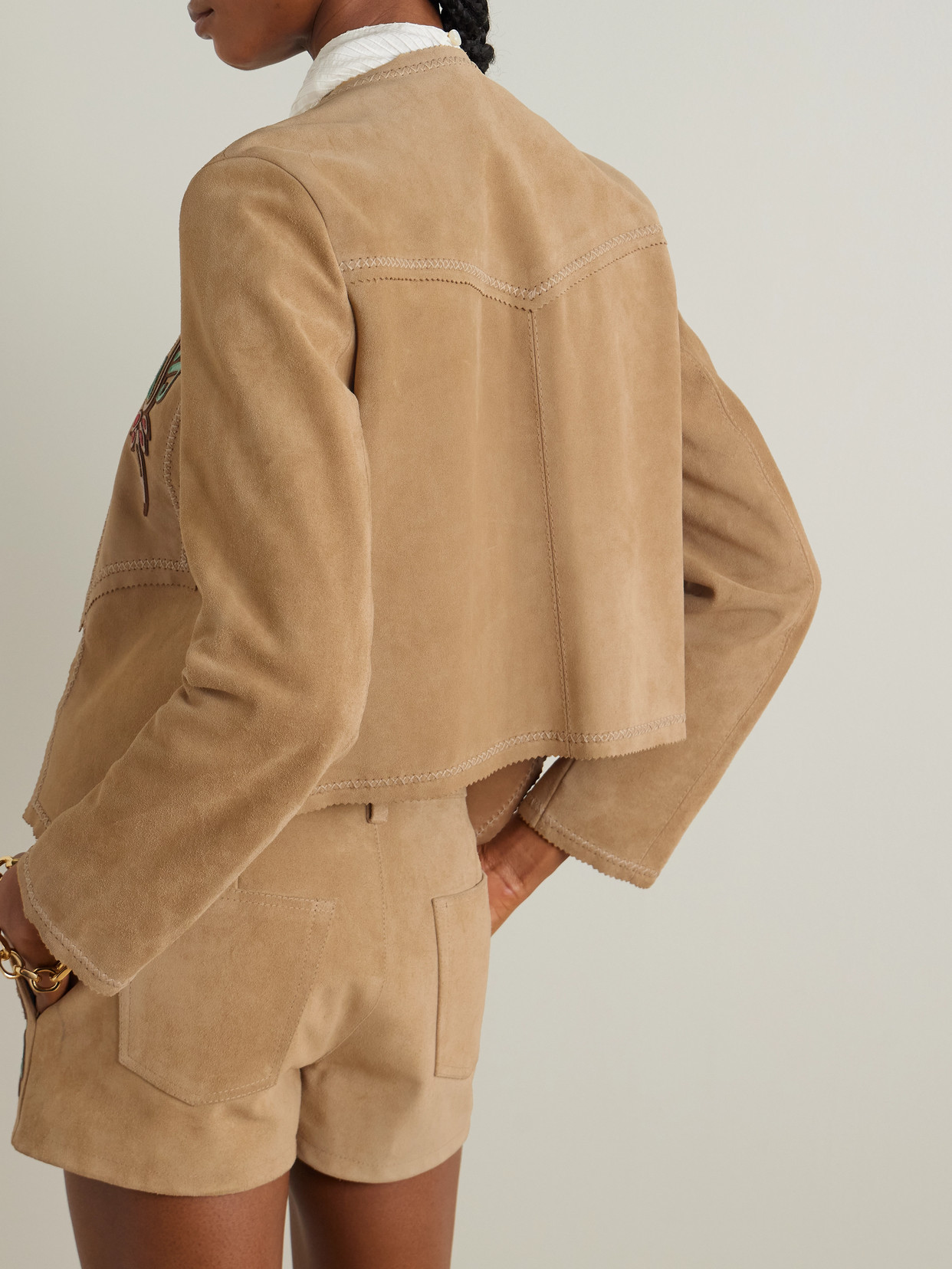 Appliquéd Jacket