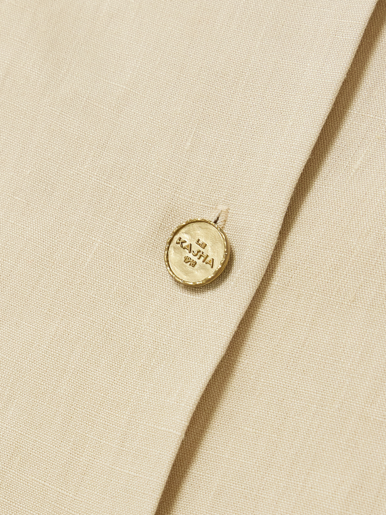 LE KASHA SAWADAH LINEN VEST